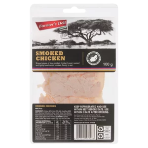 Farmer's Deli Smoked Chicken Slices Pack 100g