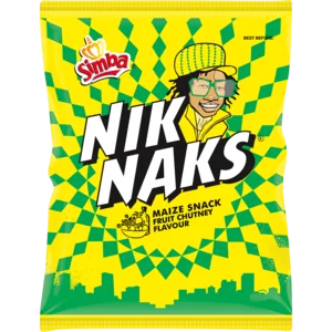 Simba NikNaks Fruit Chutney Flavoured Maize Snack 135g Simba NikNaks Fruit Chutney Flavoured Maize Snack 135g