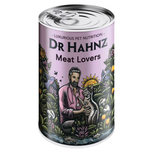 Dr Hahnz Meat Lovers Cat Food 415g
