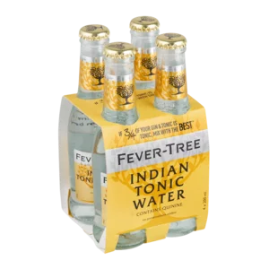 Fever Tree Indian Tonic Water Bottles 4x200ml Fever Tree Indian Tonic Water Bottles 4x200ml