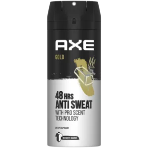 Axe Gold 48 Hour Anti-Perspirant Deodorant Body Spray 150ml Axe Gold 48 Hour Anti-Perspirant Deodorant Body Spray 150ml
