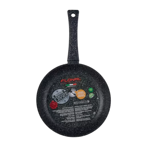 Flonal Pietra Lavica Magmatech Aluminium Fry Pan 24cm Flonal Pietra Lavica Magmatech Aluminium Fry Pan 24cm
