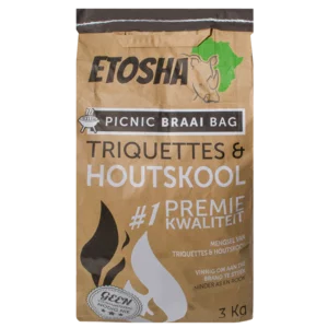 Etosha Charcoal Picnic Bag 3kg Etosha Charcoal Picnic Bag 3kg
