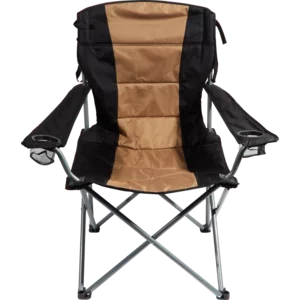 Bush Baby Black & Brown King Sized Camping Chair