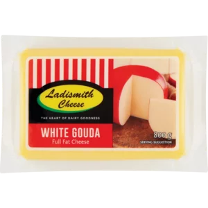 Ladismith White Gouda Cheese Pack 800g Ladismith White Gouda Cheese Pack 800g