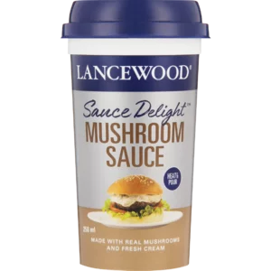 Lancewood Sauce Delight Mushroom Sauce 250ml Lancewood Sauce Delight Mushroom Sauce 250ml