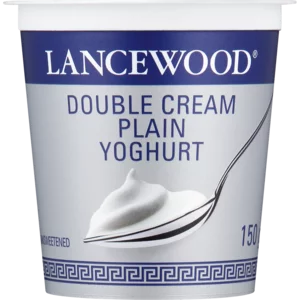 Lancewood Plain Double Cream Yoghurt 150g