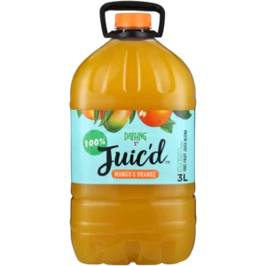 Darling Juic'd Mango & Orange Fruit Juice 3L Darling Juic'd Mango & Orange Fruit Juice 3L