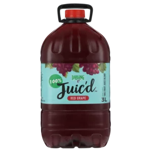 Darling Juic'd Red Grape Flavoured Fruit Juice 3L Darling Juic'd Red Grape Flavoured Fruit Juice 3L