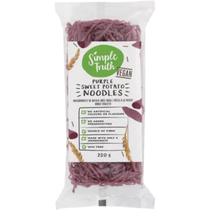 Simple Truth Vegan Purple Sweet Potato Noodles 200g Simple Truth Vegan Purple Sweet Potato Noodles 200g