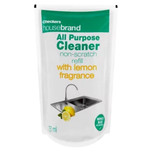 Checkers Housebrand Lemon Fragrance All Purpose Cleaner Refill 750ml Checkers Housebrand Lemon Fragrance All Purpose Cleaner Refill 750ml