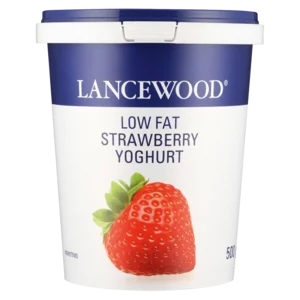 Lancewood Strawberry Low Fat Yoghurt 500g Lancewood Strawberry Low Fat Yoghurt 500g
