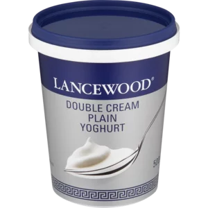 Lancewood Plain Double Cream Yoghurt 500g