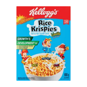 Kellogg's Rice Krispies Vanilla Flavoured Multigrain Cereal 600g