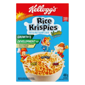 Kellogg's Vanilla Rice Krispies Cereal 400g Kellogg's Vanilla Rice Krispies Cereal 400g