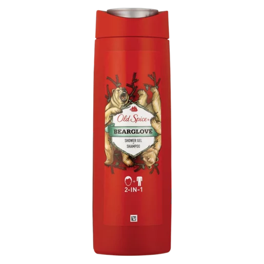 Old Spice Bearglove 2-In-1 Shower Gel & Shampoo 400ml Old Spice Bearglove 2-In-1 Shower Gel & Shampoo 400ml
