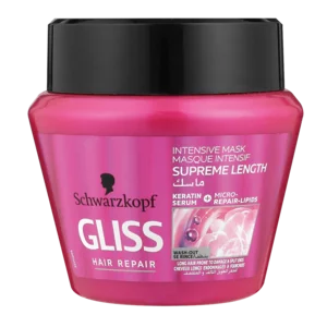Schwarzkopf Gliss Supreme Length Hair Mask 300ml Schwarzkopf Gliss Supreme Length Hair Mask 300ml