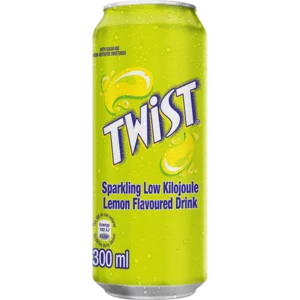 Twist Lemon Flavoured Soft Drink Can 300ml Twist Lemon Flavoured Soft Drink Can 300ml