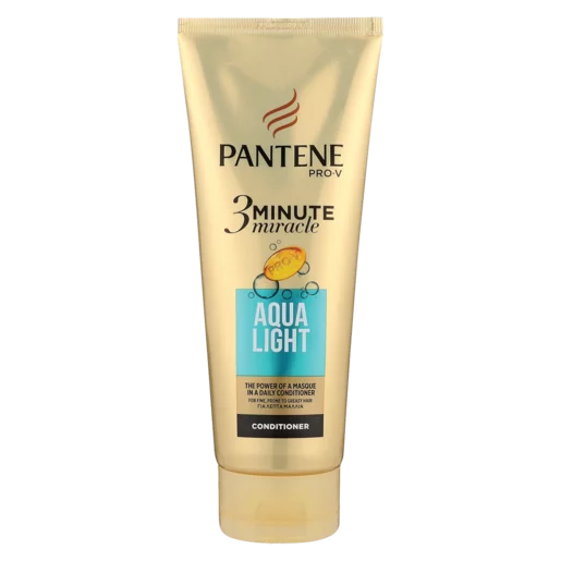 Pantene 3 Minute Miracle Aqualight Conditioner 200ml