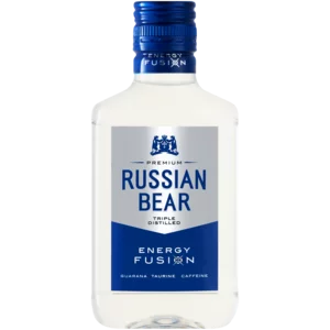 Russian Bear Energy Fusion Triple Distilled Vodka Bottle 200ml Russian Bear Energy Fusion Triple Distilled Vodka Bottle 200ml