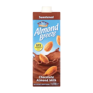Blue Diamonds Almonds Almond Breeze Sweetened Chocolate Almond Milk Carton 1L