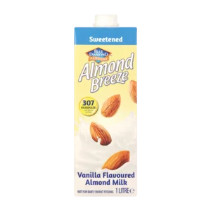 Blue Diamonds Almonds Almond Breeze Sweetened Vanilla Flavoured Almond Milk Carton 1L Blue Diamonds Almonds Almond Breeze Sweetened Vanilla Flavoured Almond Milk Carton 1L