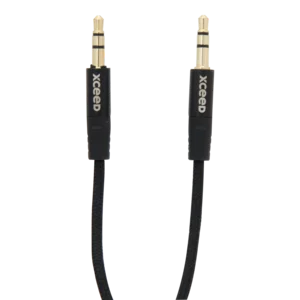 Xceed Talk Black Aux Cable 1m