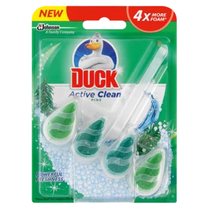 Duck Pine Scented Active Clean Toilet Block 35g