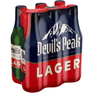 Devil's Peak Lager Beer Bottle 6x330ml