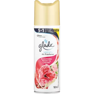 Glade Secrets Blooming Peony & Cherry Aerosol Air Freshener 180ml