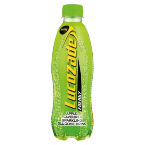 Lucozade Apple Flavoured Energy Drink Bottle 360ml Lucozade Apple Flavoured Energy Drink Bottle 360ml
