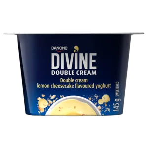 Danone Divine Double Cream Lemon Cheesecake Flavoured Yoghurt 145g