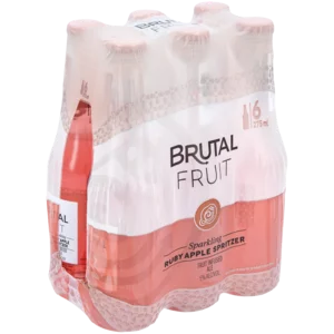 Brutal Fruit Ruby Apple Flavoured Sparkling Spritzer Bottles 6x275ml Brutal Fruit Ruby Apple Flavoured Sparkling Spritzer Bottles 6x275ml