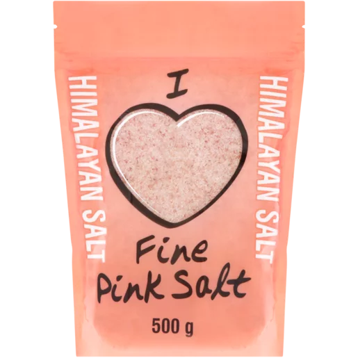 Cape Foods I Love Pink Fine Himalayan Salt 500g Cape Foods I Love Pink Fine Himalayan Salt 500g