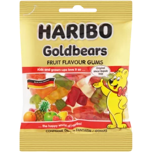 Haribo Goldbears Fruit Flavoured Gums 80g Haribo Goldbears Fruit Flavoured Gums 80g