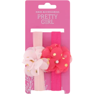 Pretty Girl Flower Headbands 2 Pack Pretty Girl Flower Headbands 2 Pack
