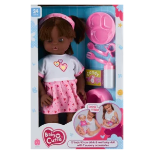 Baby Cutie Nia Toddler Drink & Wet Doll 43cm