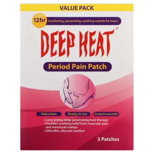 Deep Heat Period Pain Patch 3 Pack