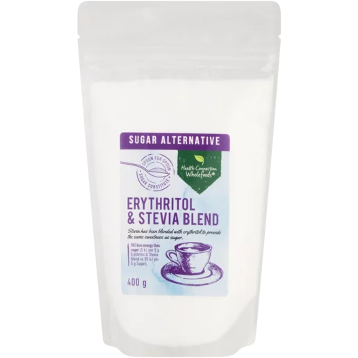Health Connection Wholefoods Erythritol & Stevia Blend Sweetener 400g