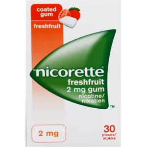 Nicorette Freshfruit Nicotine Gum 30 Pack Nicorette Freshfruit Nicotine Gum 30 Pack
