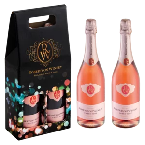Robertson Winery Sweet Rosé Sparkling Wine Gift Pack 2x750ml
