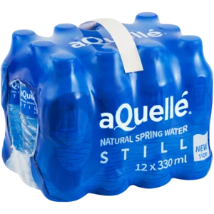 aQuellé Natural Still Spring Water Bottles 12x330ml aQuellé Natural Still Spring Water Bottles 12x330ml
