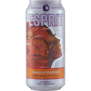 Esprit Mango With A Twist Of Chilli Flavoured Fruit Cooler Can 440ml