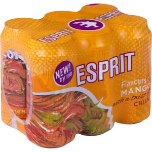 Esprit Mango With A Twist Of Chilli Flavoured Fruit Cooler Cans 6x440ml
