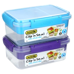 Addis Clip 'n Seal Divided Base 2L Addis Clip 'n Seal Divided Base 2L