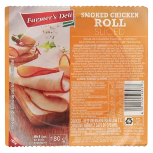 Farmer's Deli Sliced Smoked Chicken Roll 180g