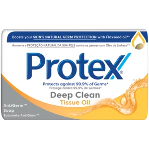 Protex Deep Clean Tissue Oil Anti-Germ Bath Soap Bar 150g
