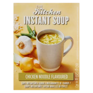 The Kitchen Chicken Noodle Flavoured Instant Soup Packets 4x20g The Kitchen Chicken Noodle Flavoured Instant Soup Packets 4x20g