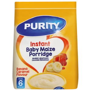 Purity Banana Caramel Flavoured Instant Baby Maize Porridge 500g Purity Banana Caramel Flavoured Instant Baby Maize Porridge 500g