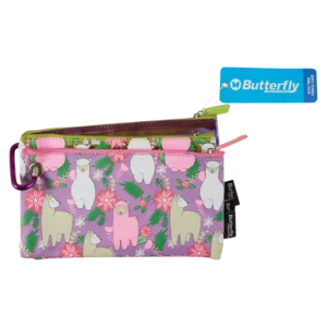 Butterfly Assorted Trio Pencil Bag
